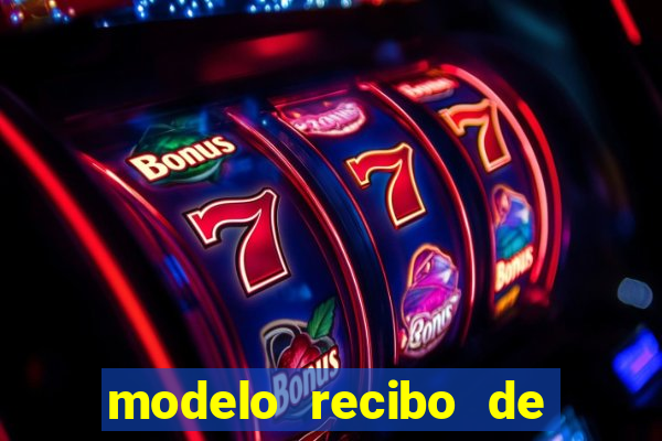 modelo recibo de pagamento autonomo